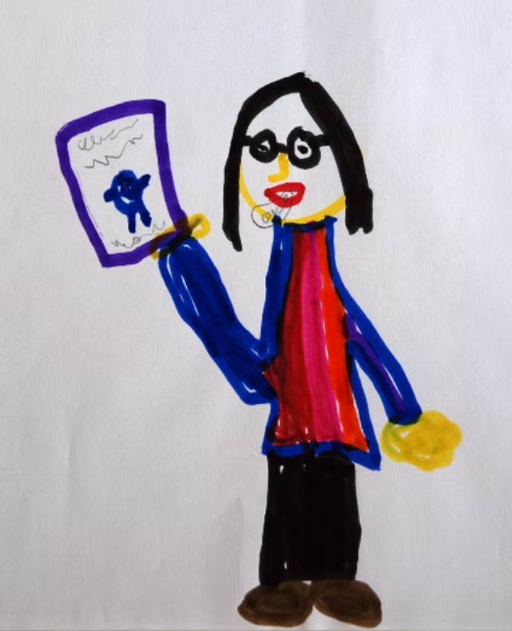 miko school visit portrait